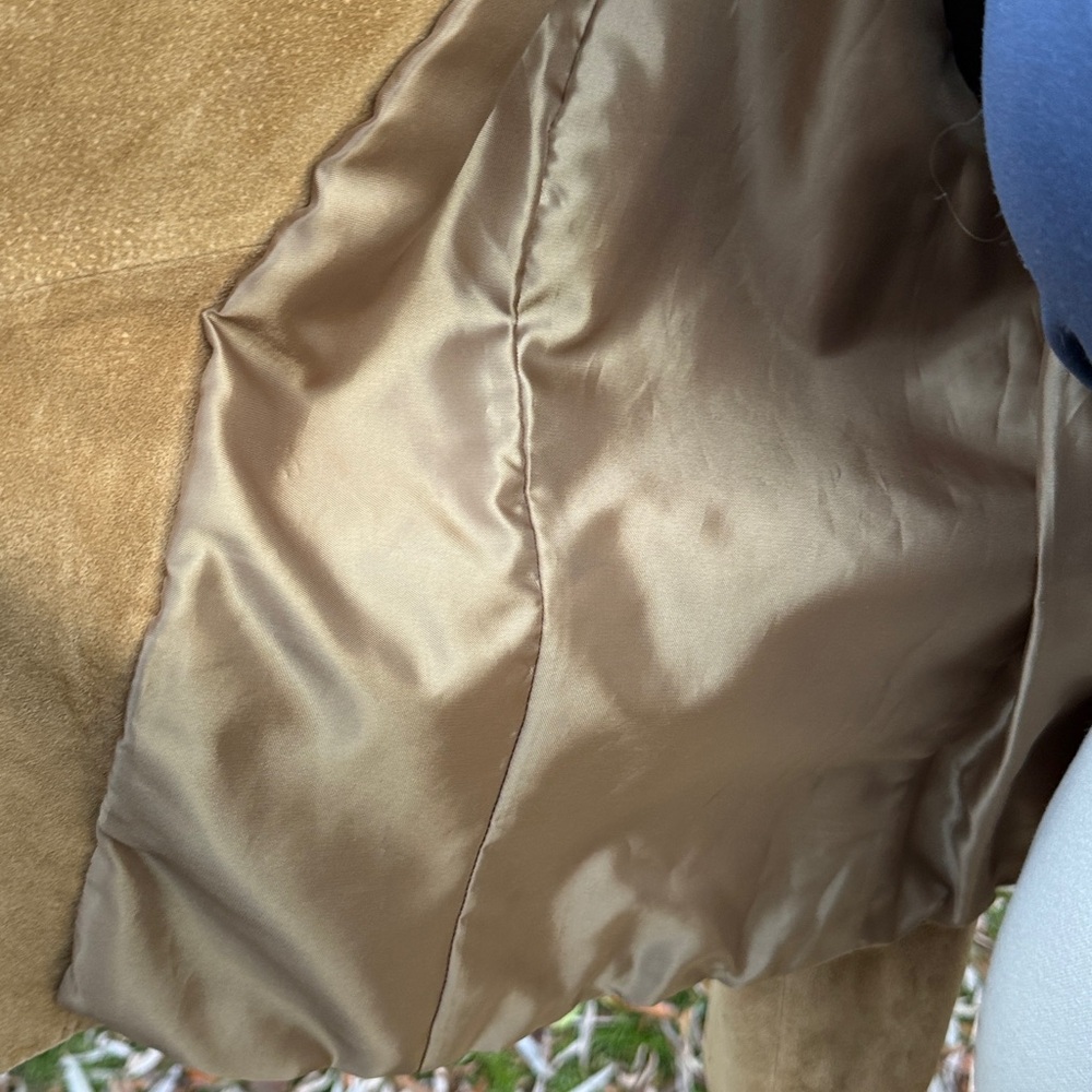 ALFANI π― LEATHER SUEDE CLASSIC JACKET -L PETITE π€©π₯ - Picture 9 of 9